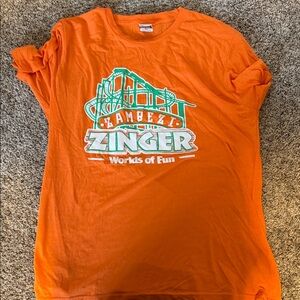 Worlds of Fun Zambezi Zinger Orange T-Shirt